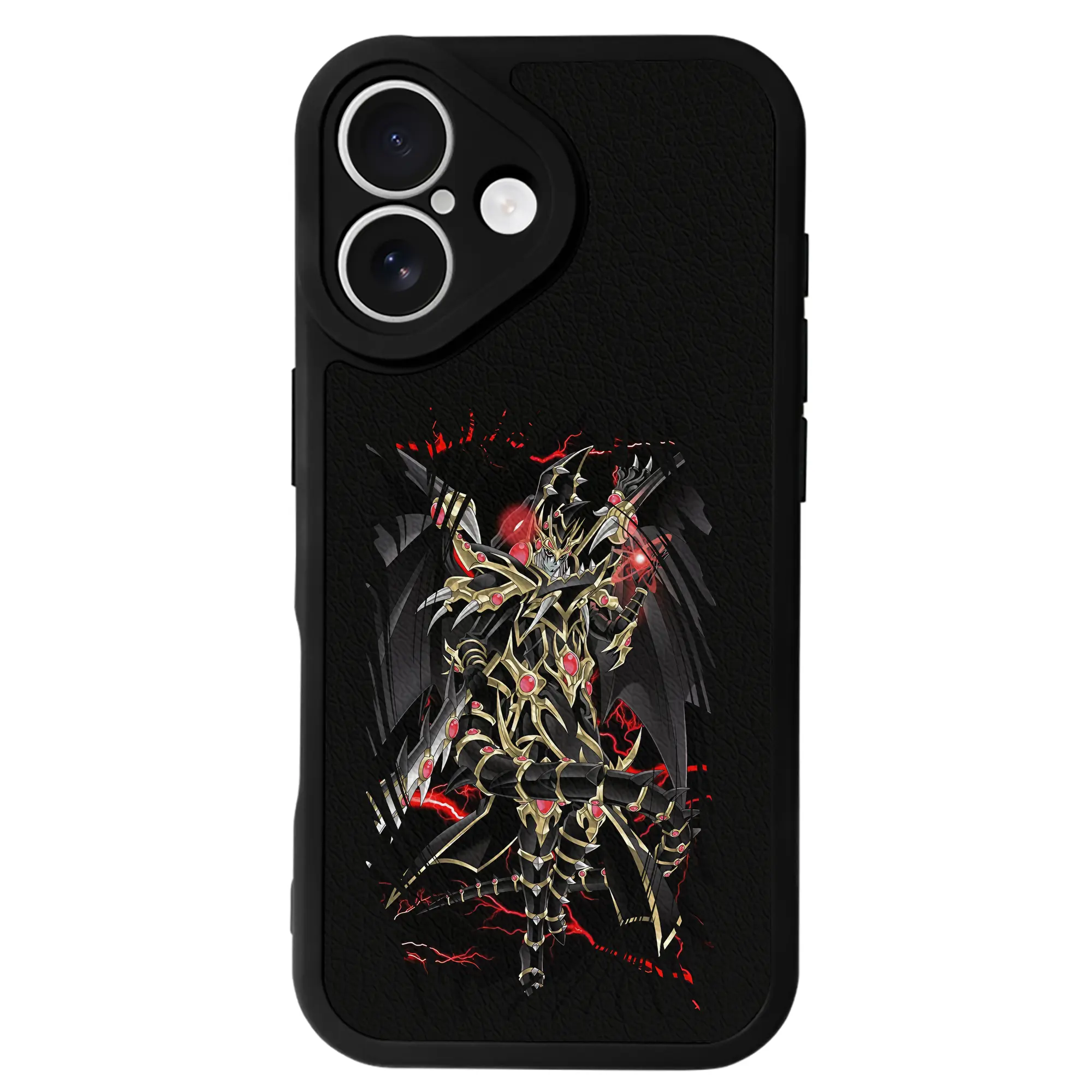 遊☆戯☆王 グッズ,ブラック・マジシャン - IPhone 16シリーズ対応 ・ シリコンスマホケース ・ レザー調 ・ 高精度フィット ・ 耐衝撃 ・ ワイヤレス充電対応 ・ 精密カット